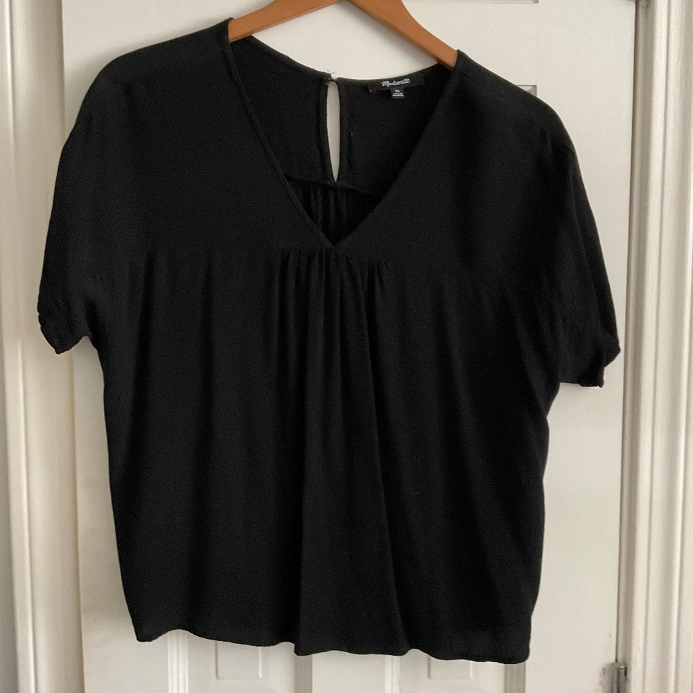 REPOSTED - Madewell Vneck Dolman Sleeve Top